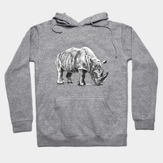 Rhino Hoodie by AwesomeBrian